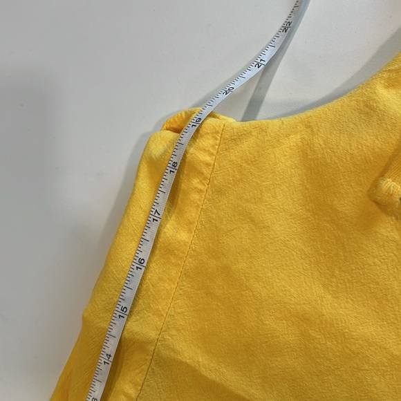 Erika - sz 8P, drawstring cropped pants, yellow - Picture 7 of 9